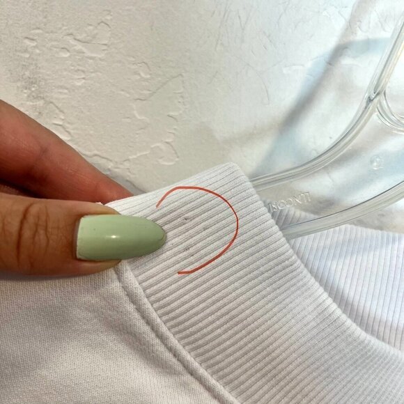 NWT Just Cavalli White cropped Crew-Neck sweatshirt Side Arm Logo Size M sweater - Picture 8 of 12